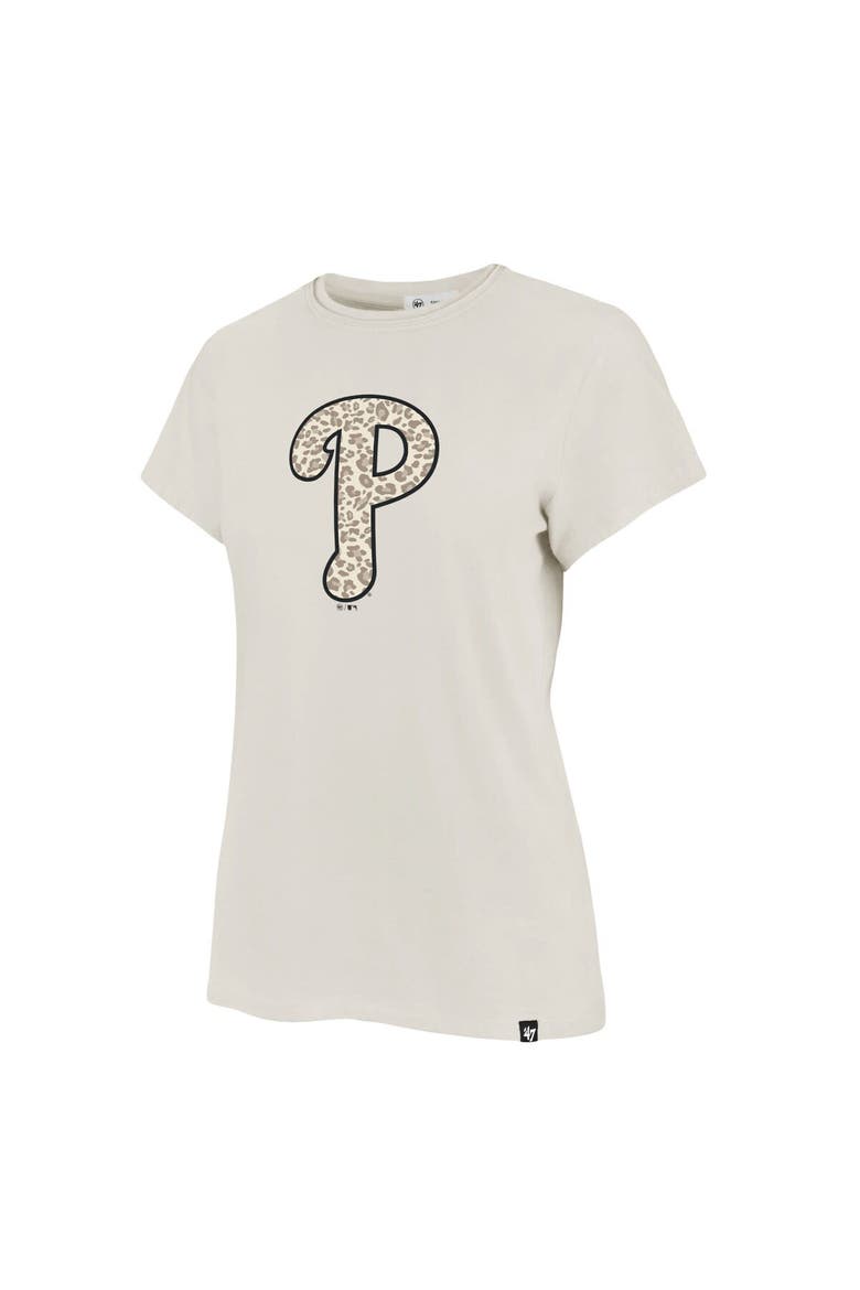 Women's '47 Oatmeal Philadelphia Phillies Imprint Frankie T-Shirt, Alternate, color, Oatmeal