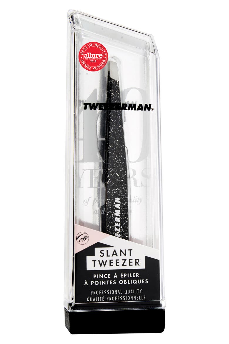 Dusted Onyx Slant Tweezer, Alternate, color, ONYX