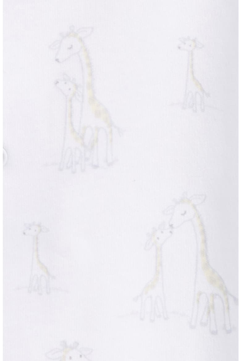 Giraffe Generations Footie, Alternate, color, IVORY