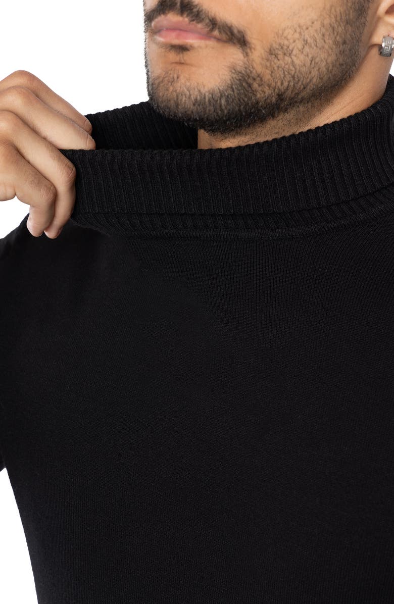 XRAY Turtleneck Pullover Sweater, Alternate, color, Black