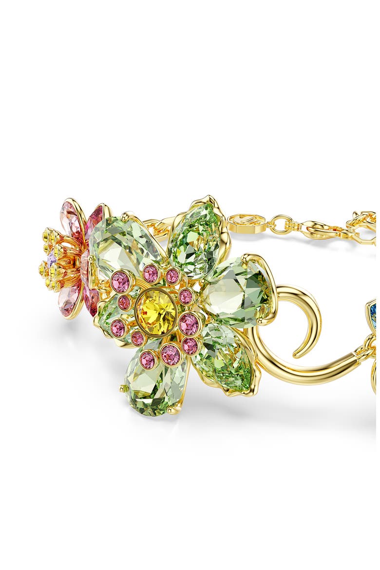 Idyllia Crystal Flower Bracelet, Alternate, color, MULTICOLORED