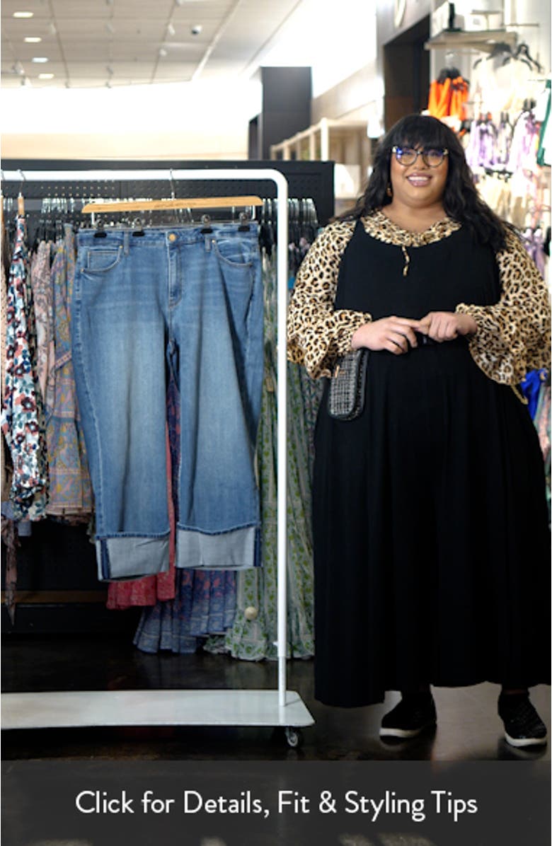 Sienna Cuffed High Waist Wide Leg Jeans, sales video thumbnail