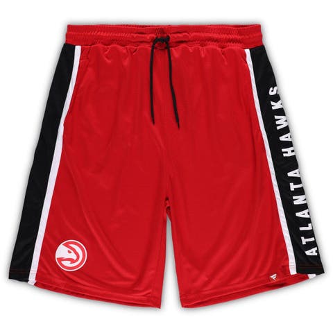 Men's Fanatics Branded Red Atlanta Hawks Big & Tall Referee Iconic Mesh Shorts