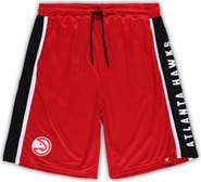 FANATICS Men's Fanatics Branded Red Atlanta Hawks Big & Tall Referee Iconic Mesh Shorts