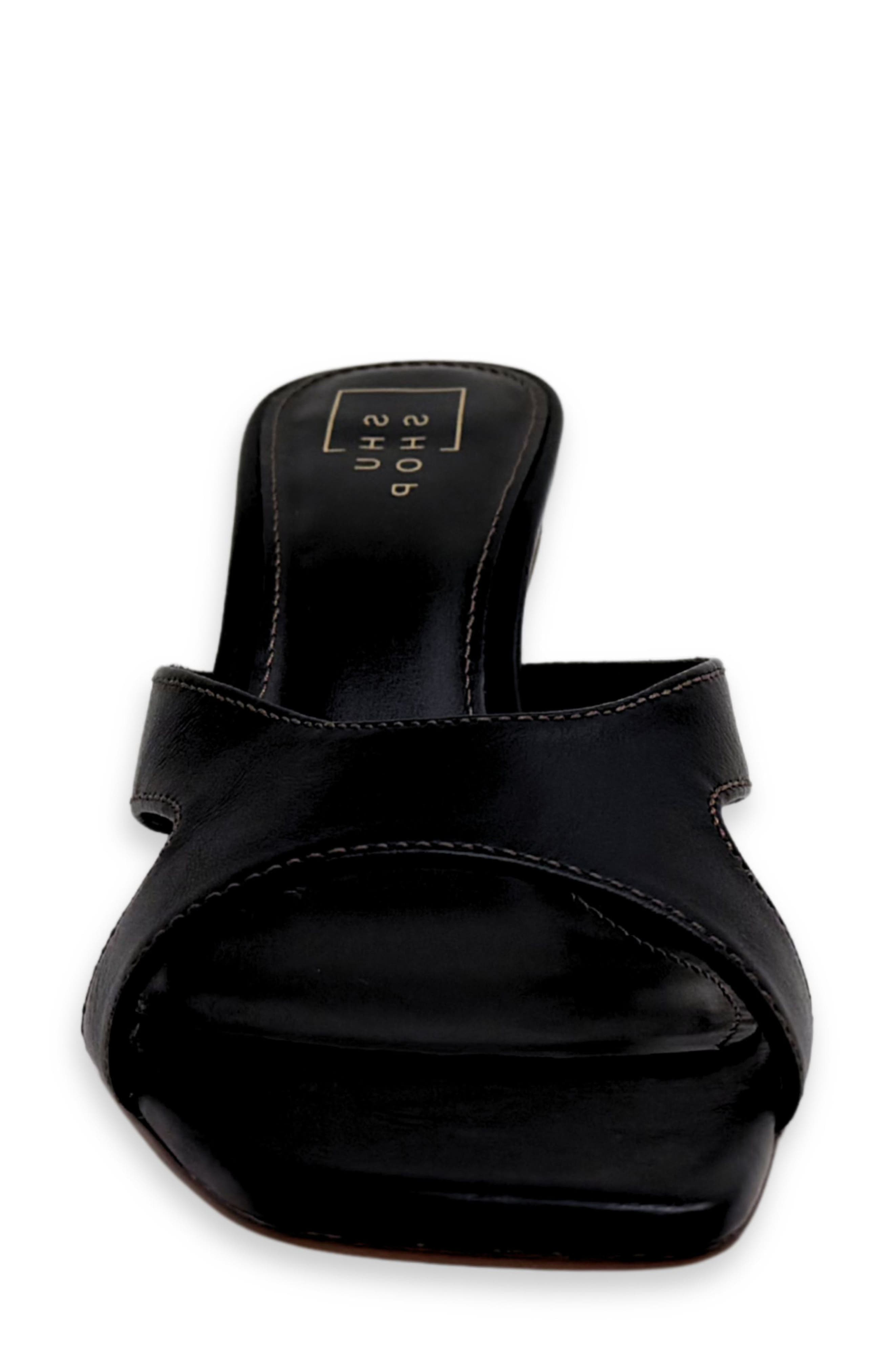 Fargo Slide Sandal, Alternate, color, BLACK