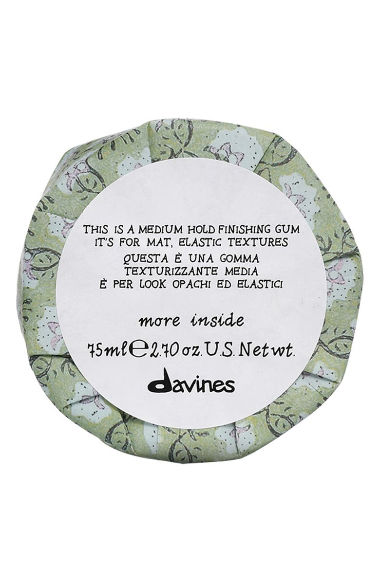 Davines This is a Medium Hold Finishing Gum, Main, color, 