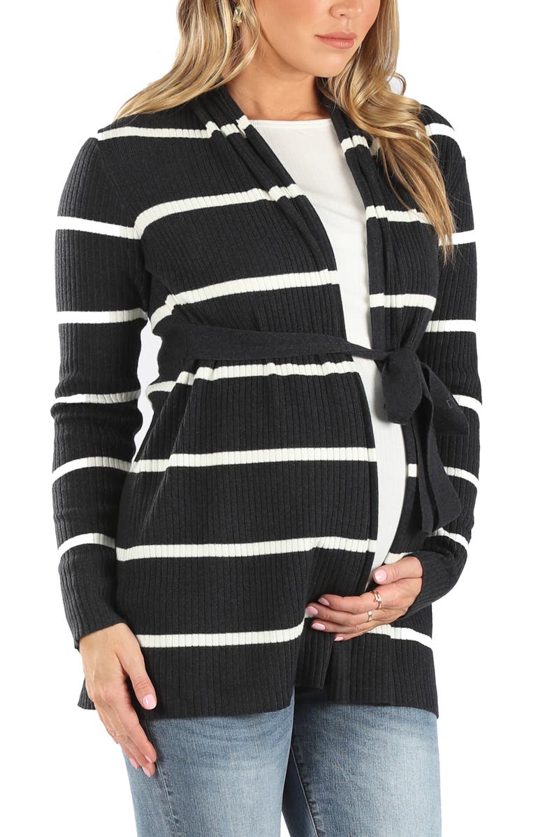 Angel Maternity Stripe Maternity/Nursing Wrap, Alternate, color,