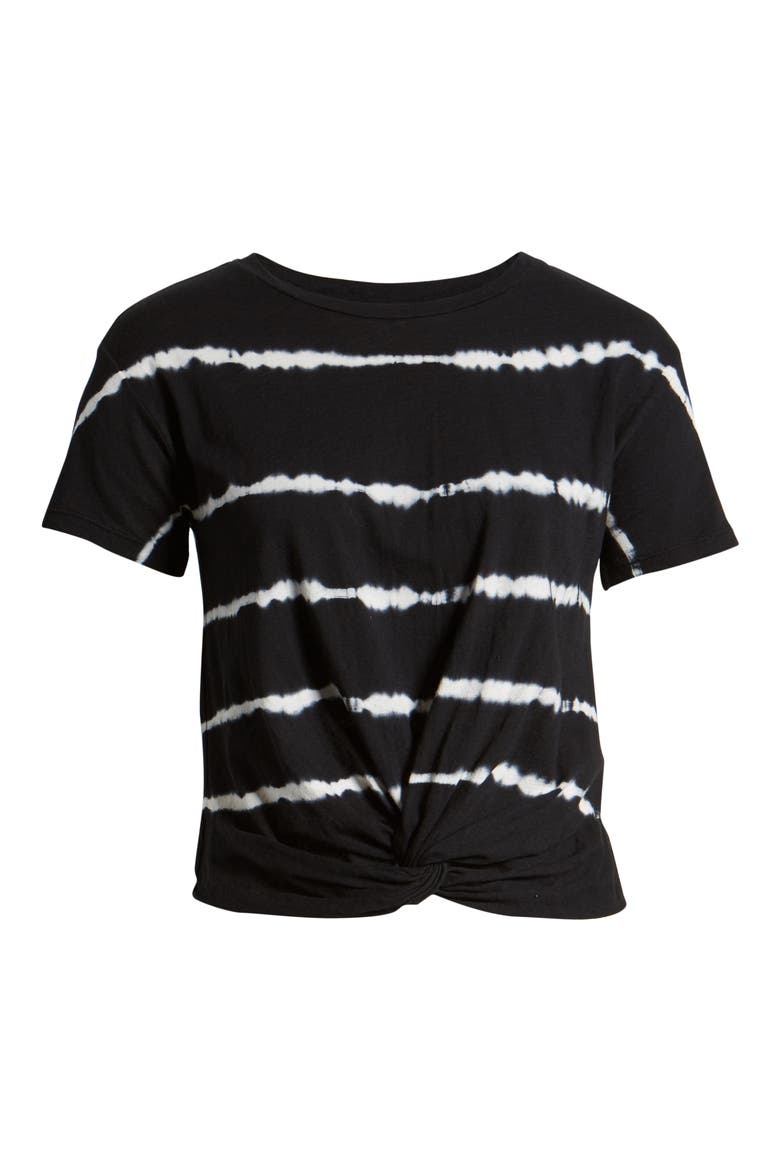 Carme Tie Dye Stripe Tee, Alternate, color, INK BLUE/ CHALK WHITE