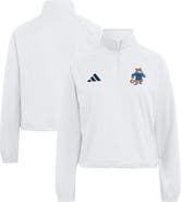 adidas Women's adidas White Penn State Nittany Lions Ultimate365 Woven Quarter-Zip Raglan Pullover