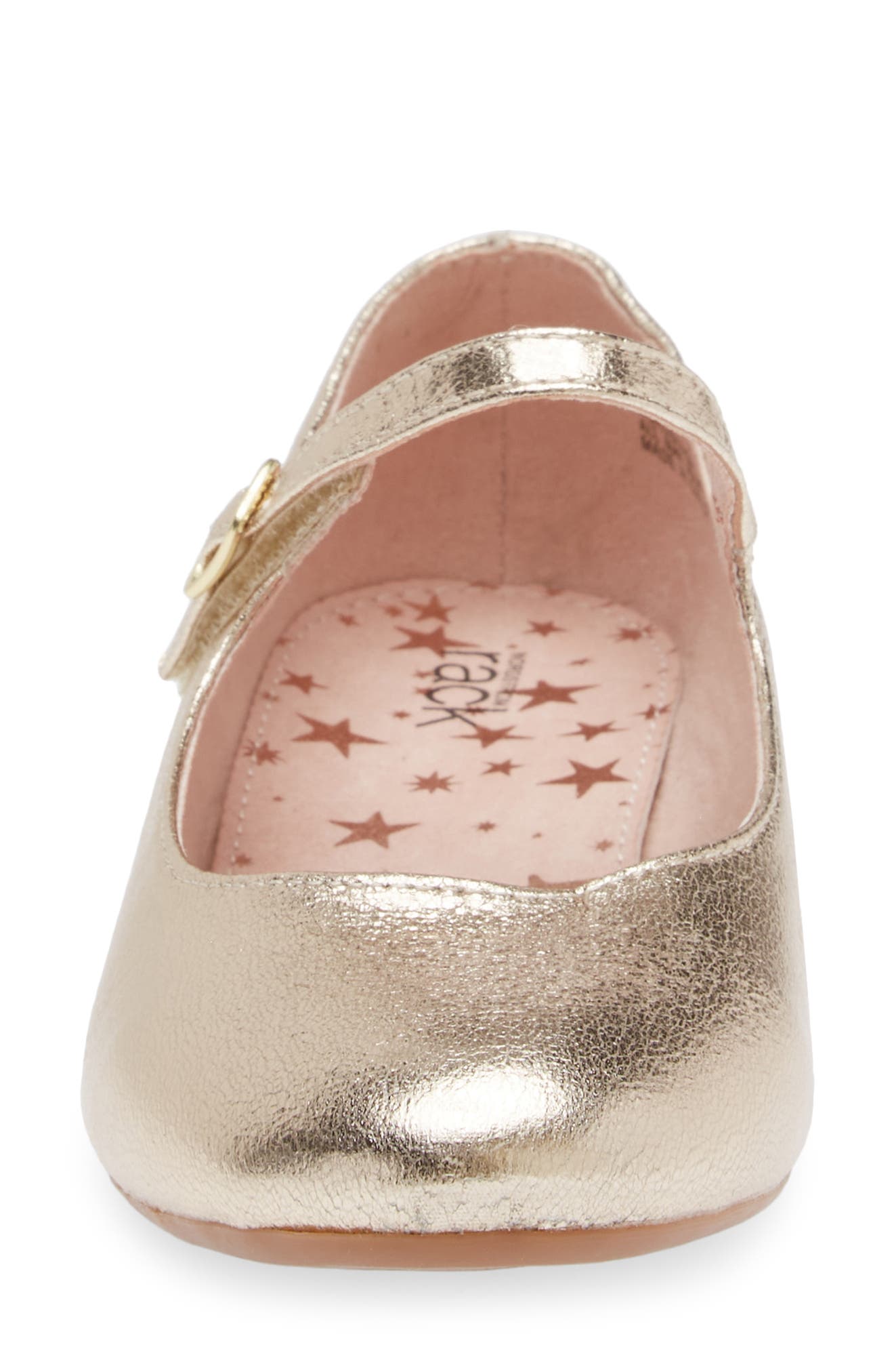 Kids' Lexi Dress Mary Jane Flat, Alternate, color, GOLD SHIMMER