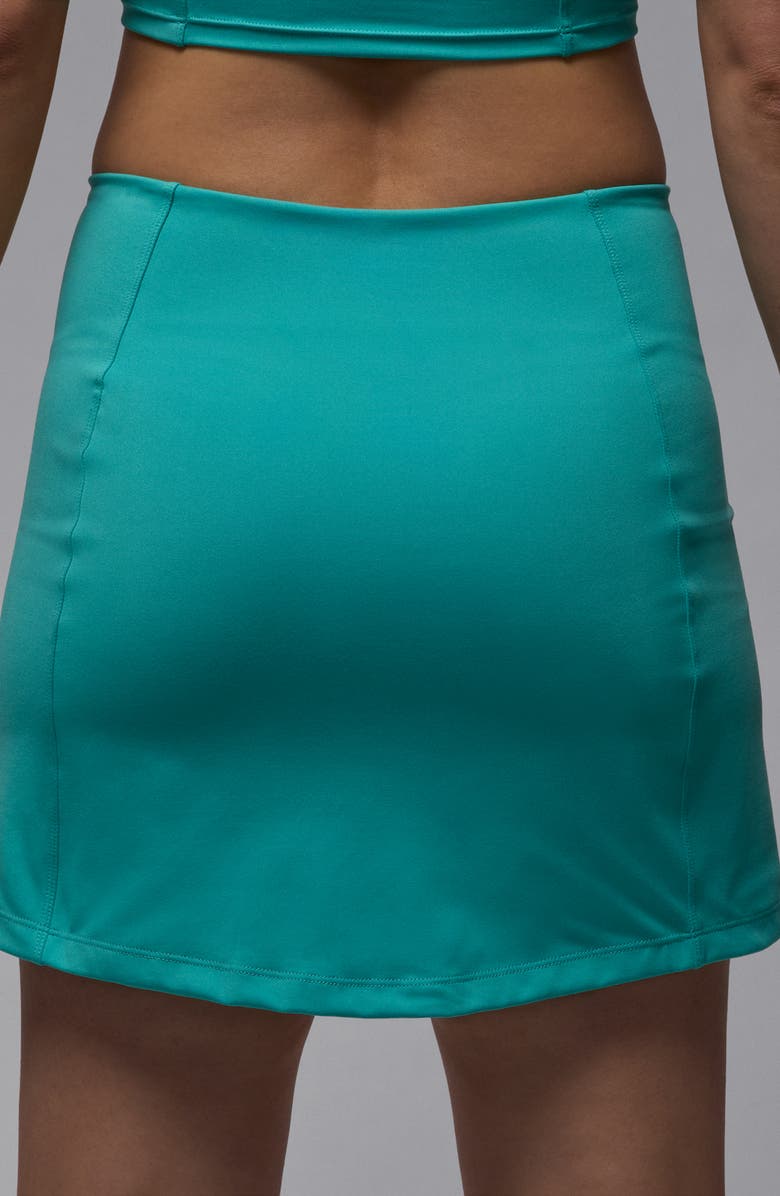 Jordan Jumpman Knit Skort, Alternate, color, Washed Teal/ White