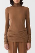 Lafayette 148 New York Fitted Funnel Neck Sweater