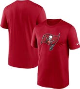 Nike Men's Nike  Red Tampa Bay Buccaneers Legend Logo Performance T-Shirt