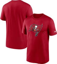 Nike Men's Nike  Red Tampa Bay Buccaneers Legend Logo Performance T-Shirt