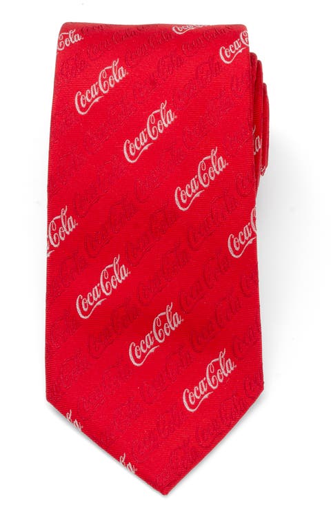 Coca-Cola® Logo Red Silk Blend Tie
