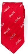 Cufflinks, Inc. Coca-Cola® Logo Red Silk Blend Tie