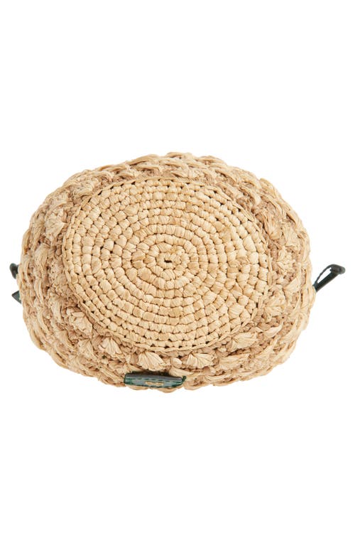 Shop Anya Hindmarch Pineapple Crocheted Raffia Crossbody Bag In Natural