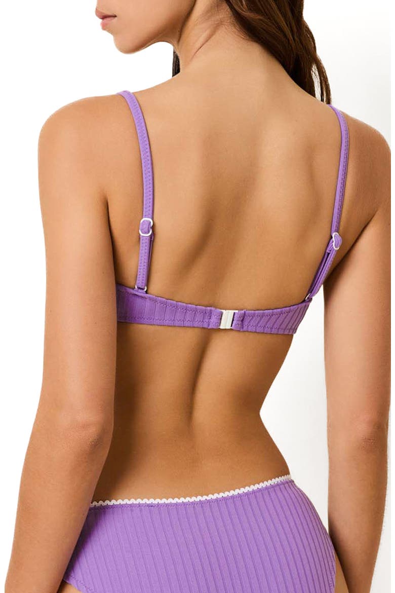 The Daphne Underwire Bikini Top, Alternate, color, ULTRA VIOLET