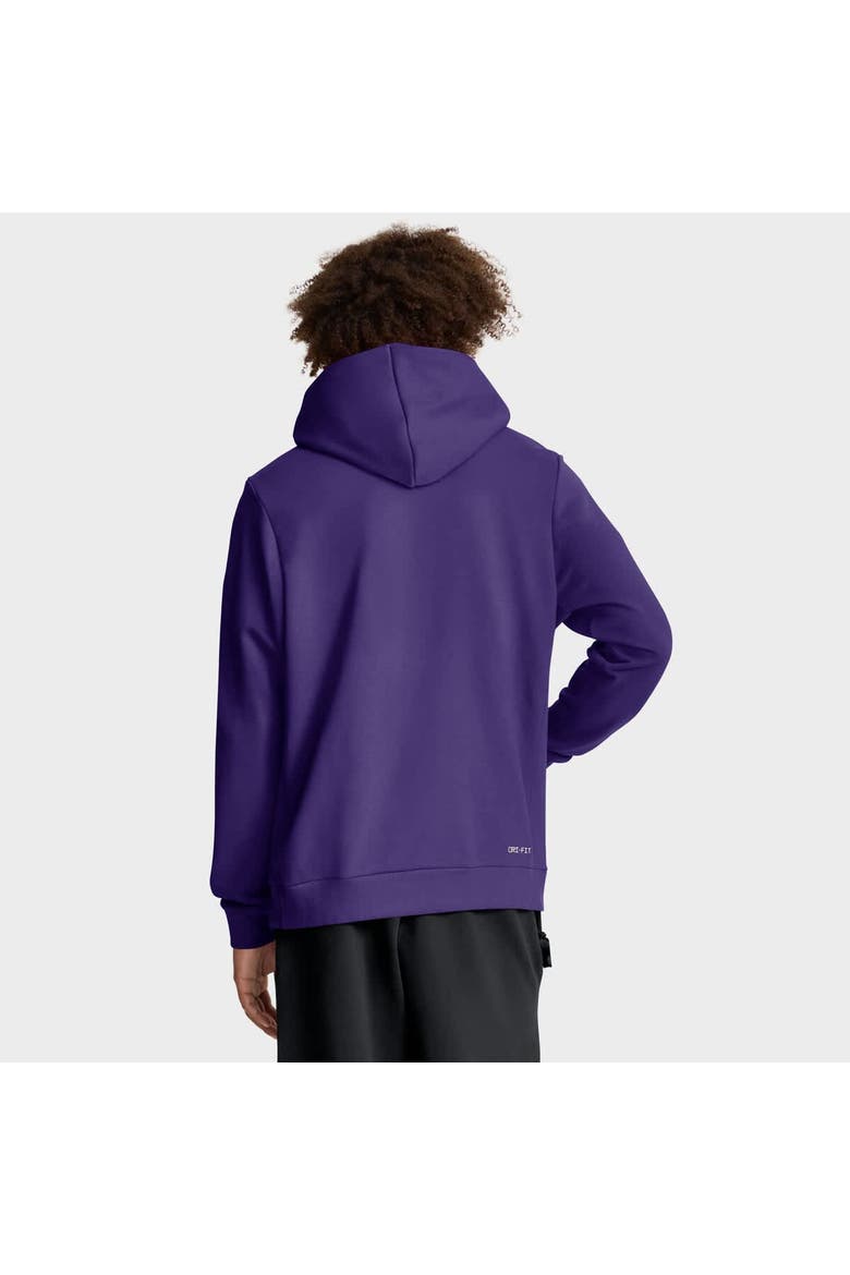 Men's Nike Purple LSU Tigers 2025 Sideline Standard Issue Dri-FIT Hoodie, Alternate, color, Purple