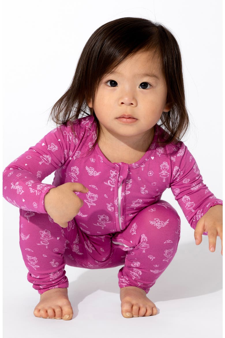Ballerina Convertible Footie, Alternate, color, PINK