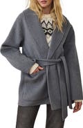 Marine Layer Colette Belted Wool Blend Jacket