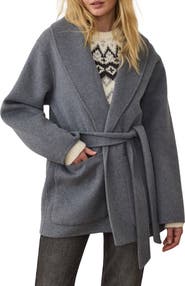Marine Layer Colette Belted Wool Blend Jacket