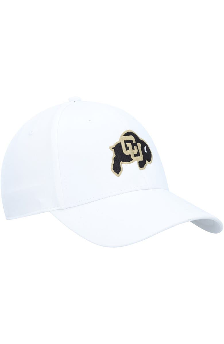 AHEAD Men's Ahead White Colorado Buffaloes Stratus Adjustable Hat, Alternate, color, 