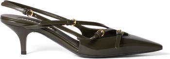 Show Buckle Slingback Pump