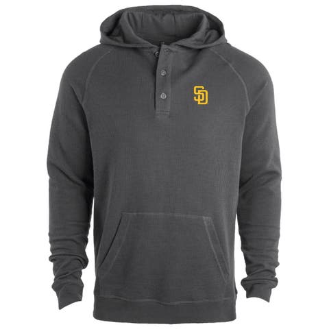 Men's Dunbrooke  Gray San Diego Padres Montana Raglan Pullover Hoodie