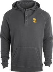 DUNBROOKE Men's Dunbrooke  Gray San Diego Padres Montana Raglan Pullover Hoodie