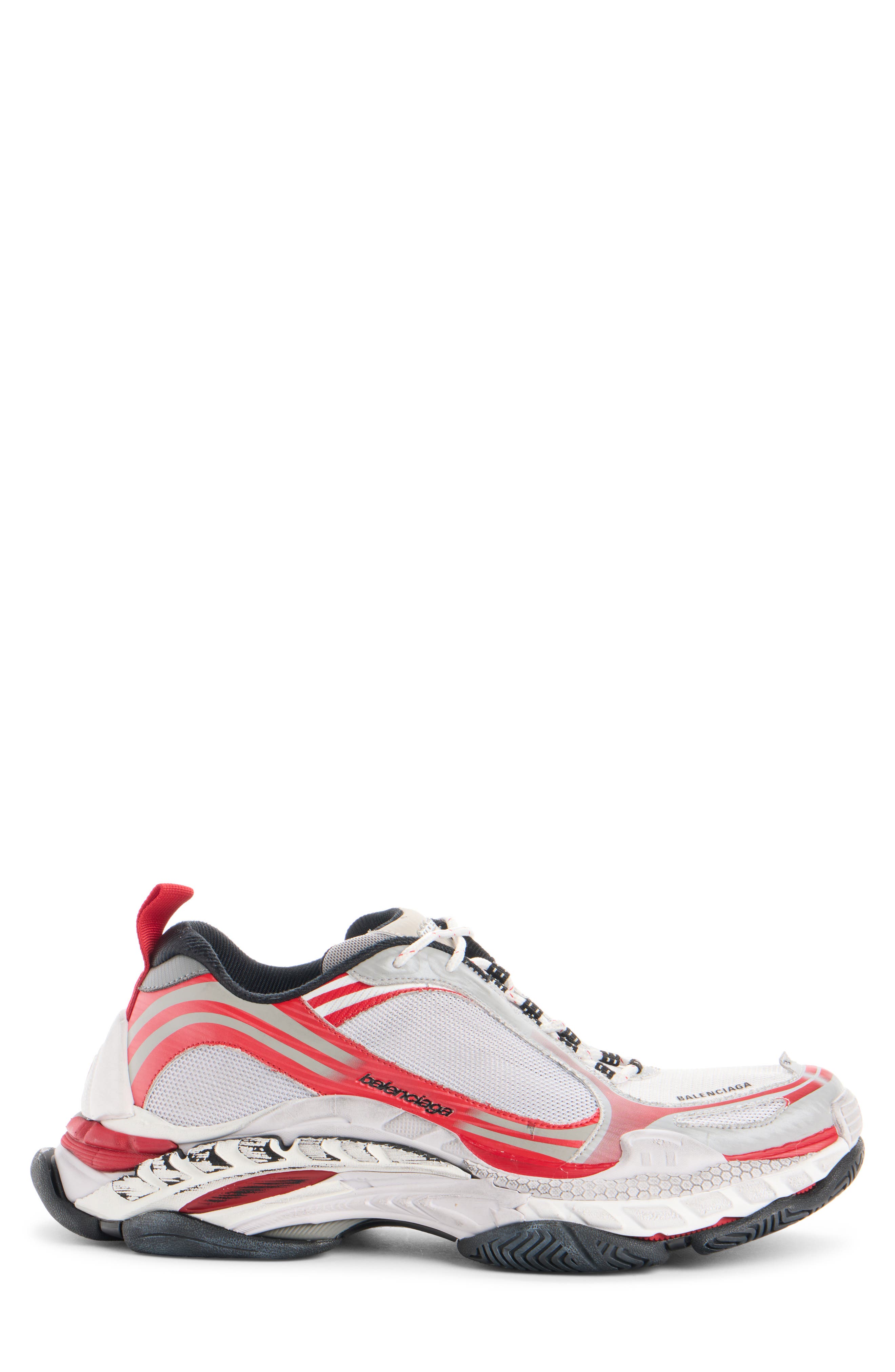 Triple S 2 Sneaker, Alternate, color, ANTHRACITE/ GREY/ RED/ WHITE