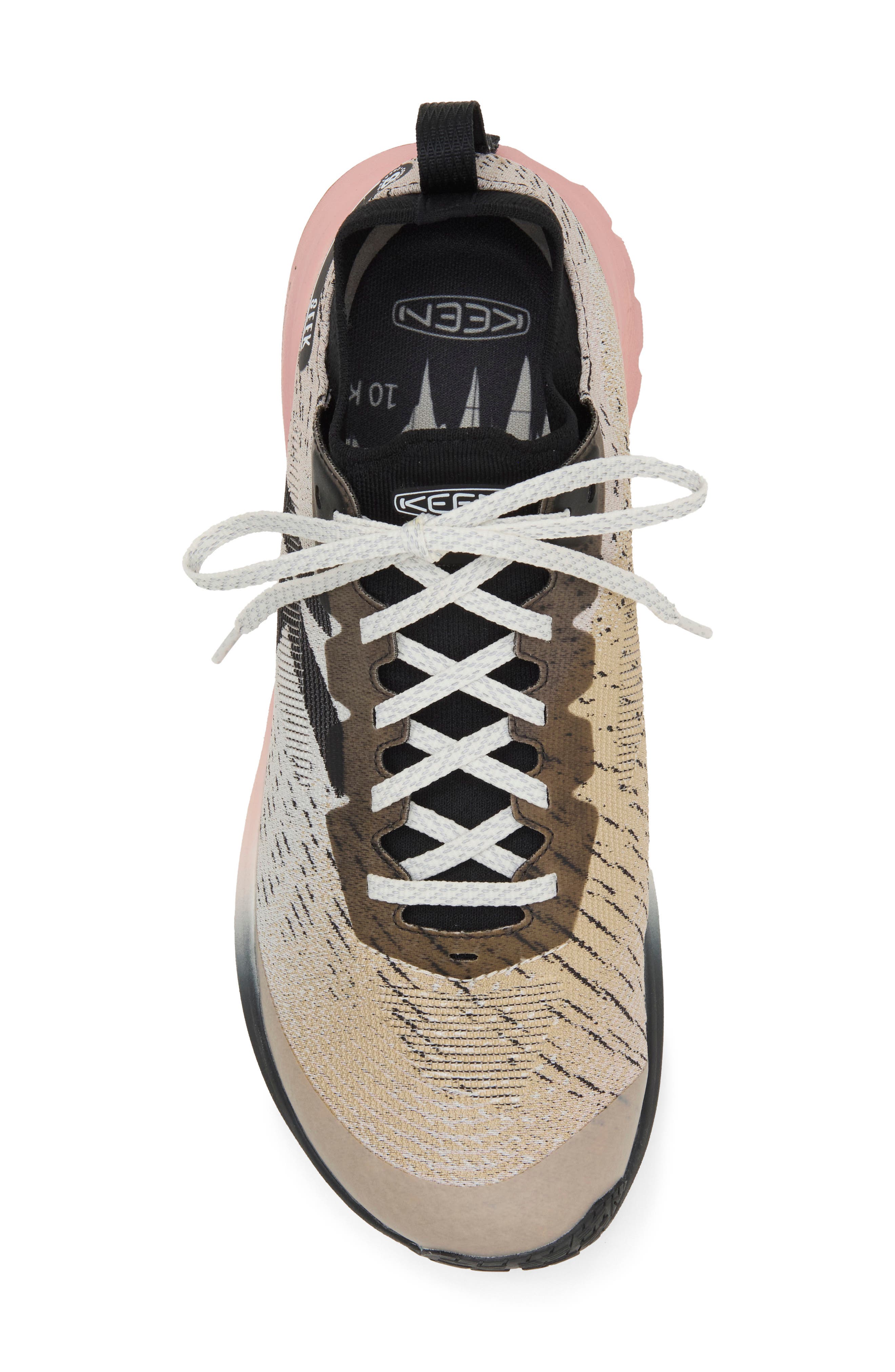 Seek Trail Running Shoe, Alternate, color, BLACK/ CAMEO ROSE