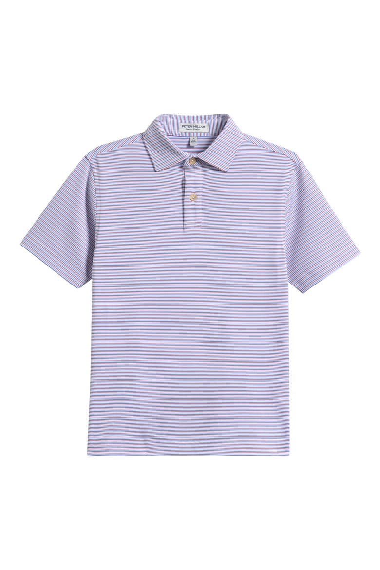 Kids' Pierce Performance Jersey Polo, Main, color, WHITE