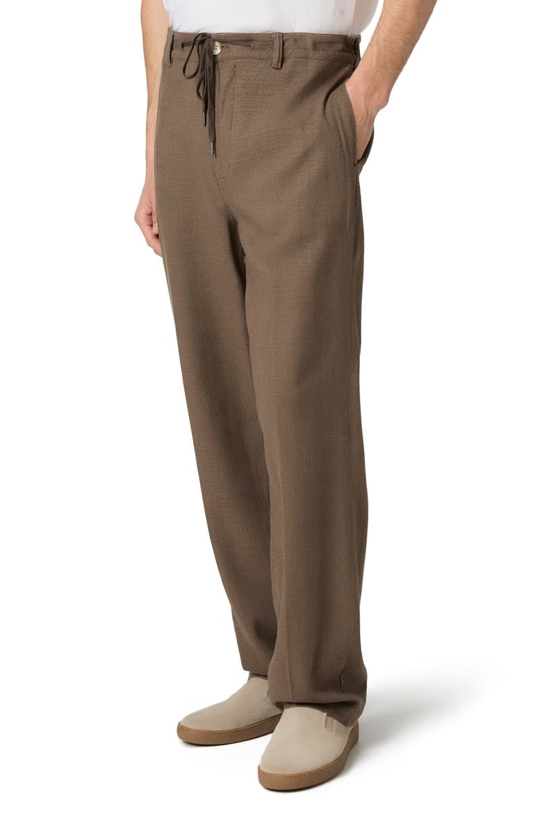 Tiano Tie Waist Pants, Alternate, color, DARK CLOVE