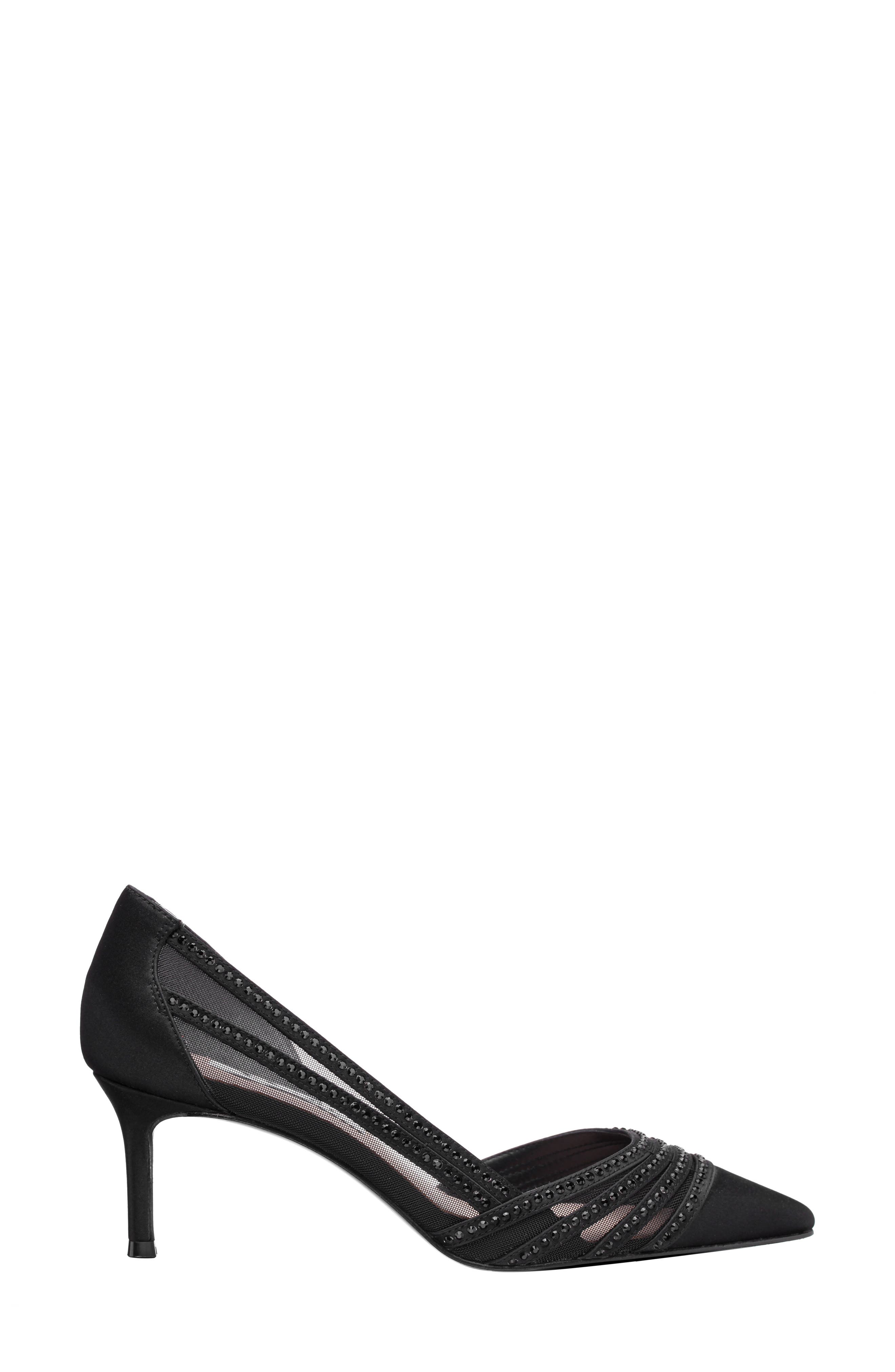 Nina Noreen Pointed Toe Half d'Orsay Pump, Alternate, color, 