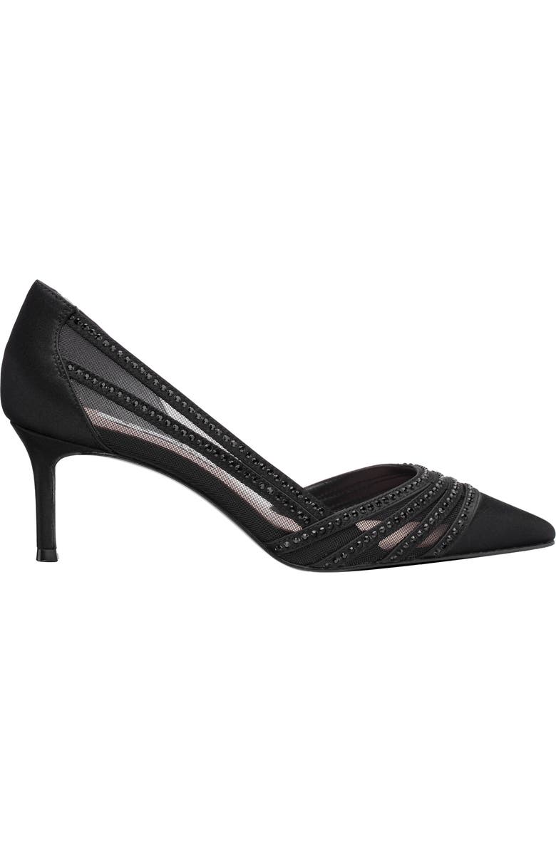 Nina Noreen Pointed Toe Half d'Orsay Pump, Alternate, color,