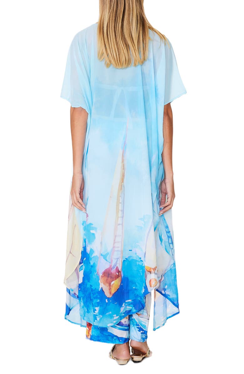 RANEES Nautica Collection Duster, Alternate, color, Light Blue