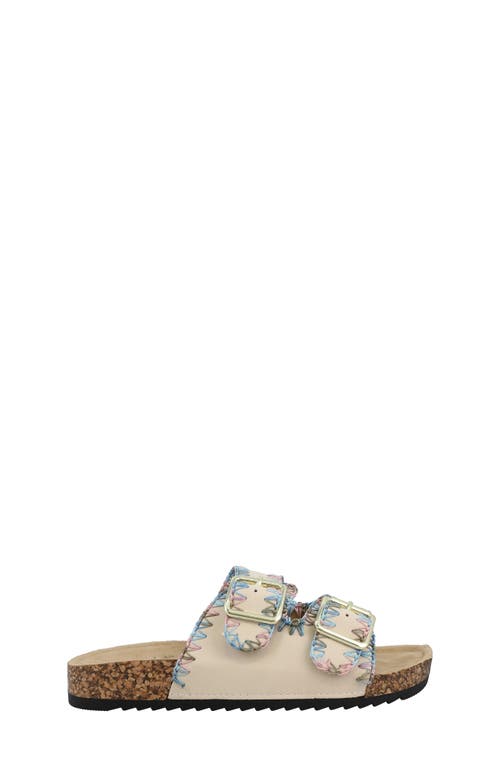 Mia Kids' Little Bleu Slide Sandal In Seashell