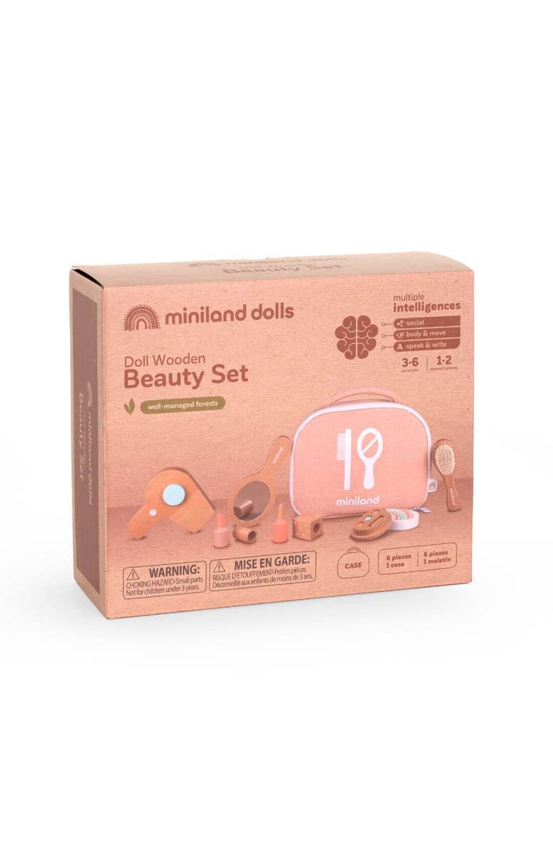 Miniland Doll Wooden Beauty Set, Alternate, color, 