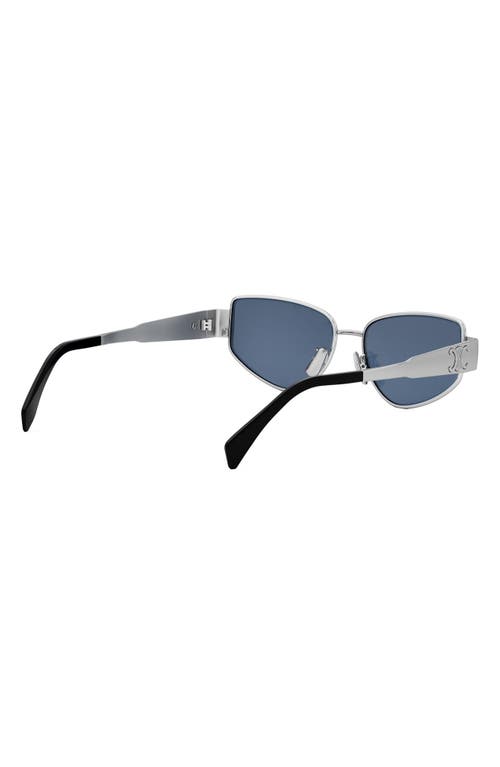 Celine Triomphe 55mm Cat Eye Sunglasses In Multi