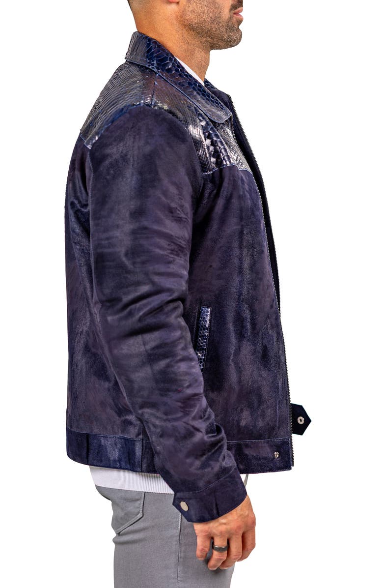 Maceoo Leather Jacket, Alternate, color, 