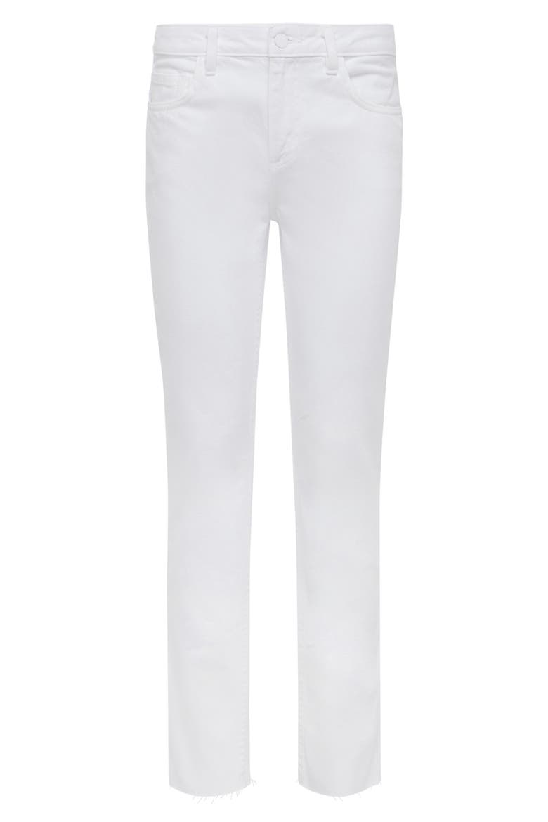 Milana Stovepipe Straight Leg Jeans, Alternate, color, BLANC