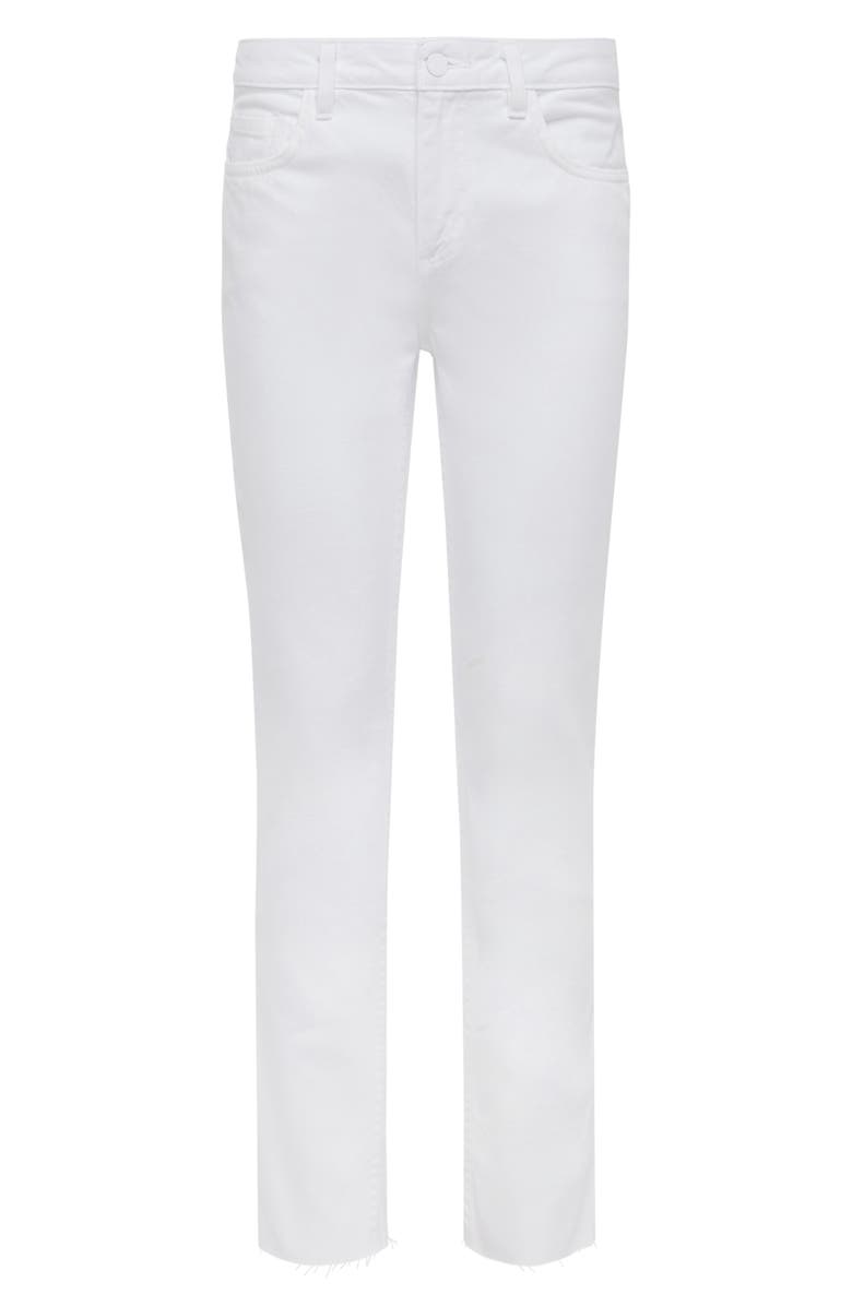 L'AGENCE Milana Stovepipe Straight Leg Jeans, Alternate, color, Blanc