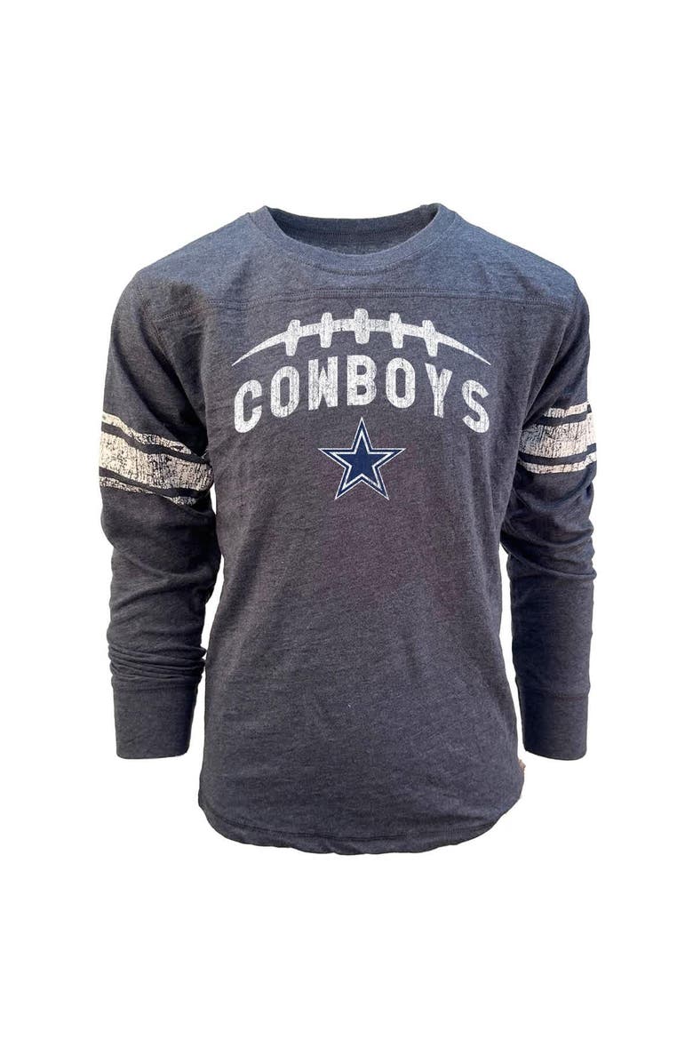 Wes & Willy Youth Wes & Willy Navy Dallas Cowboys Football Long Sleeve T-Shirt, Alternate, color, Navy