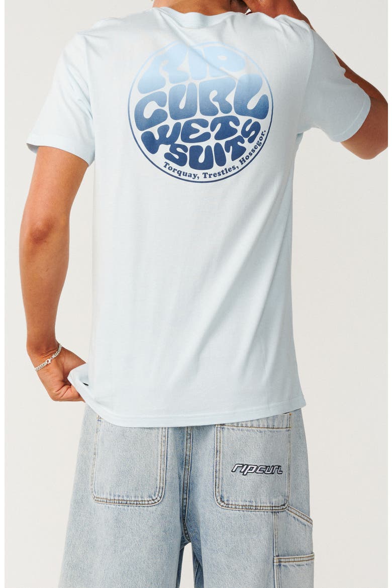 Wettie Passage Logo Cotton Graphic T-Shirt, Alternate, color, GLACIER BLUE