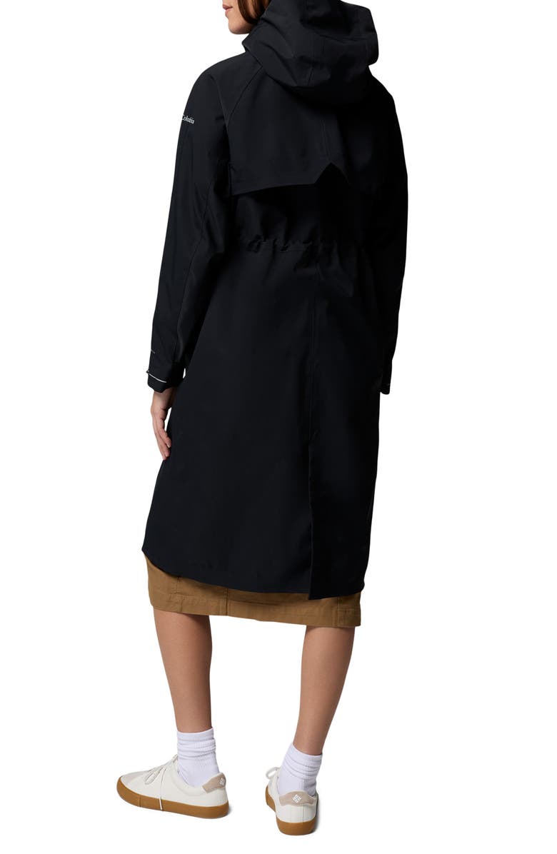 Columbia AmazeTrench<sup>™</sup> Rain Jacket, Alternate, color, Black