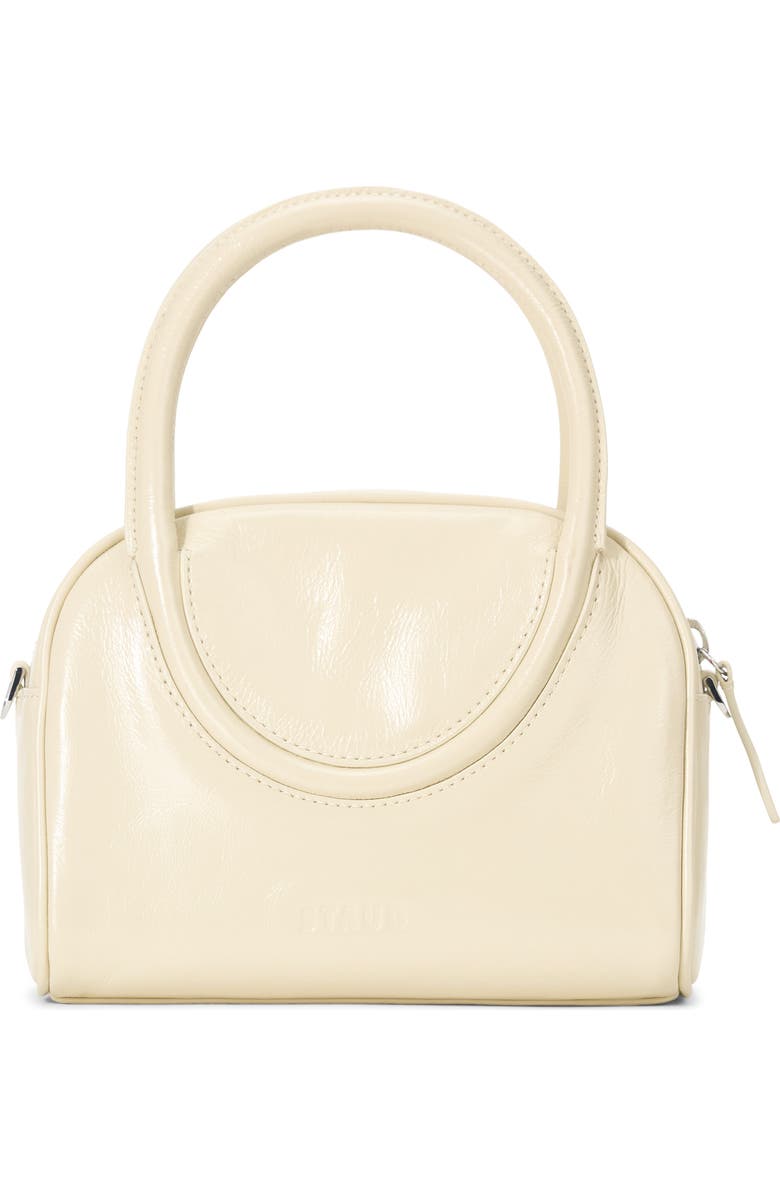 STAUD Mini Maude Top Handle Bowler Bag, Alternate, color, Cream