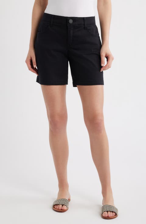 'Ab'Solution Mid Length Stretch Twill Shorts