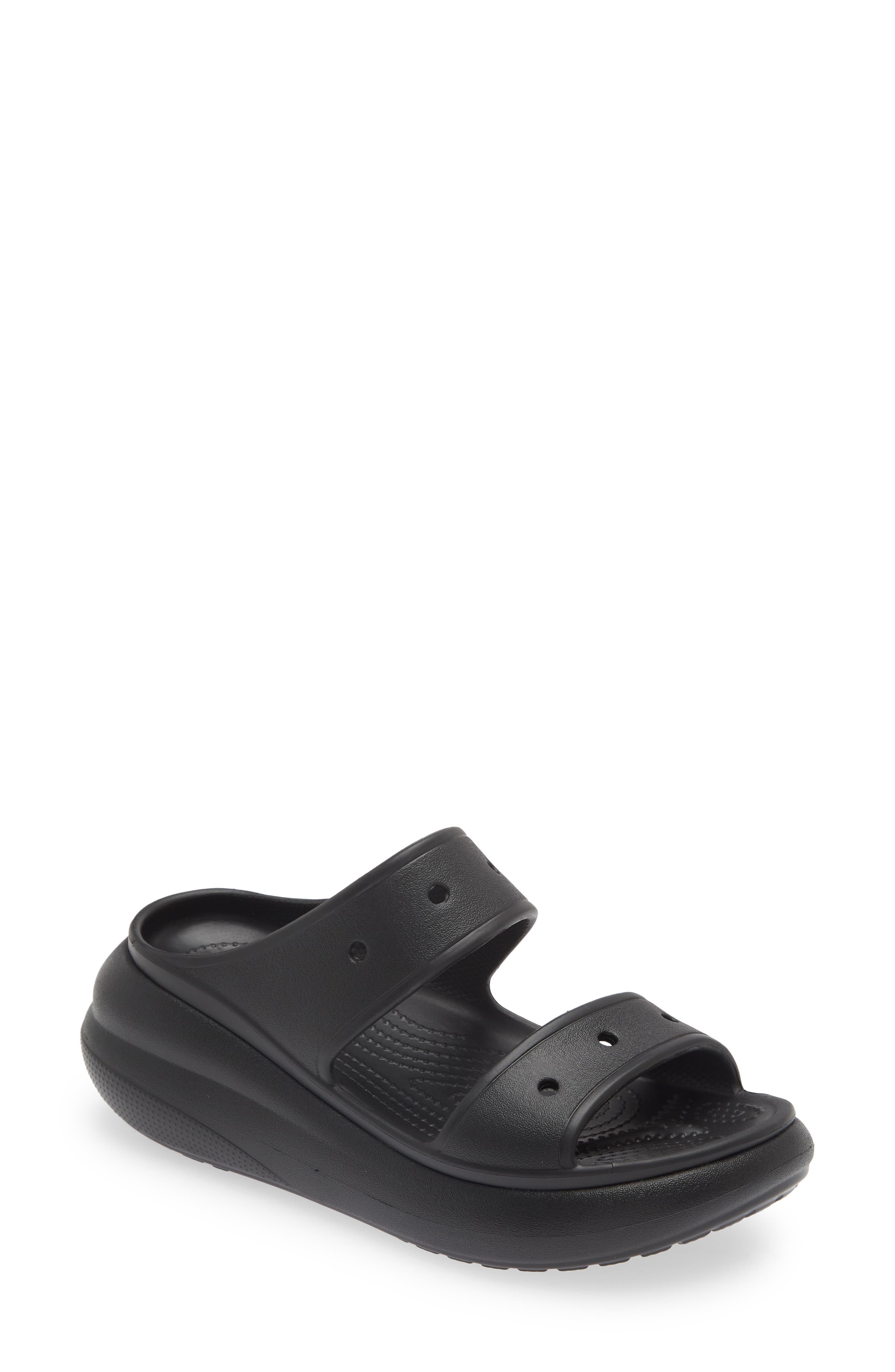 CROCS Gender Inclusive Classic Crush Slide Sandal, Main, color, 