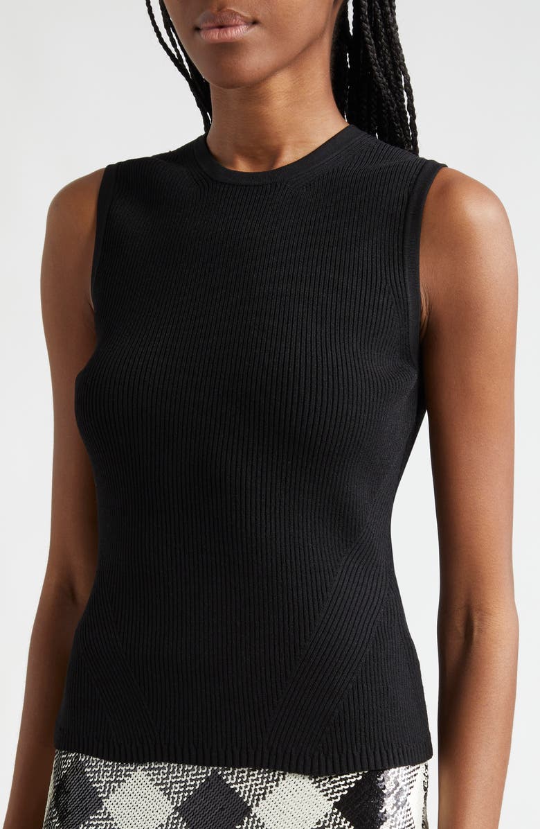 Veronica Beard Rib Sweater Tank, Alternate, color,